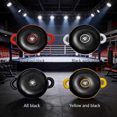 Round concave striking shield