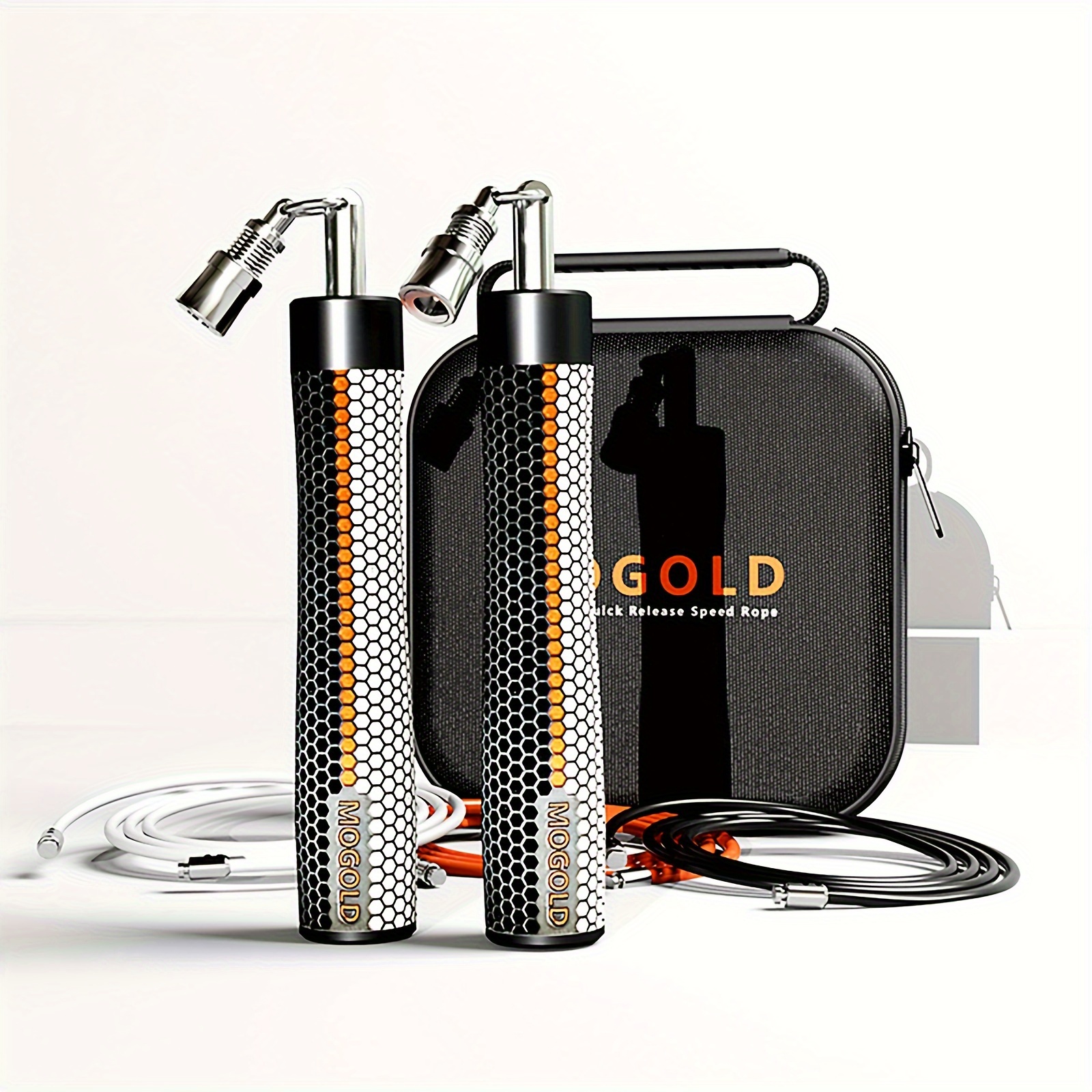 Weighted rope with aluminium handles and bearings