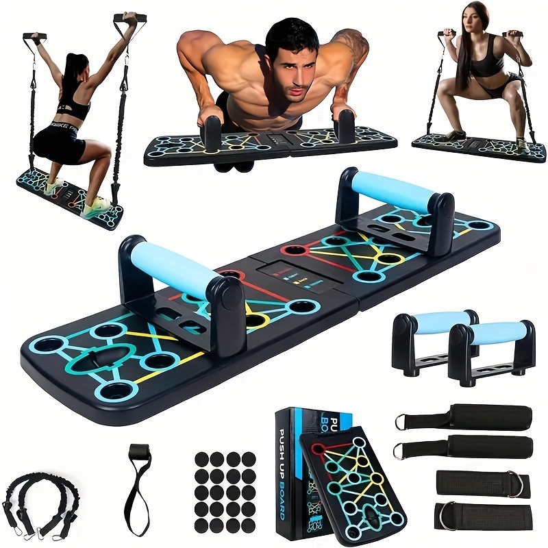 Planche de pompes pliable avec support