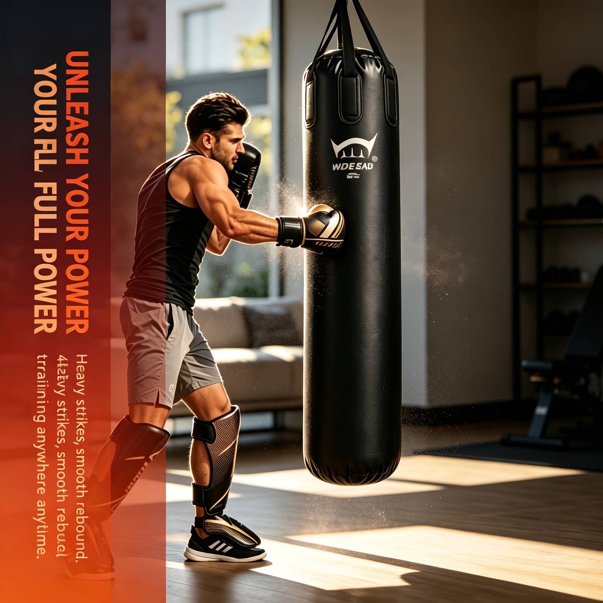 Hanging water-fill punching bag