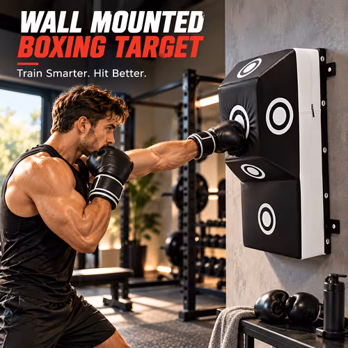 Adjustable wall striking target