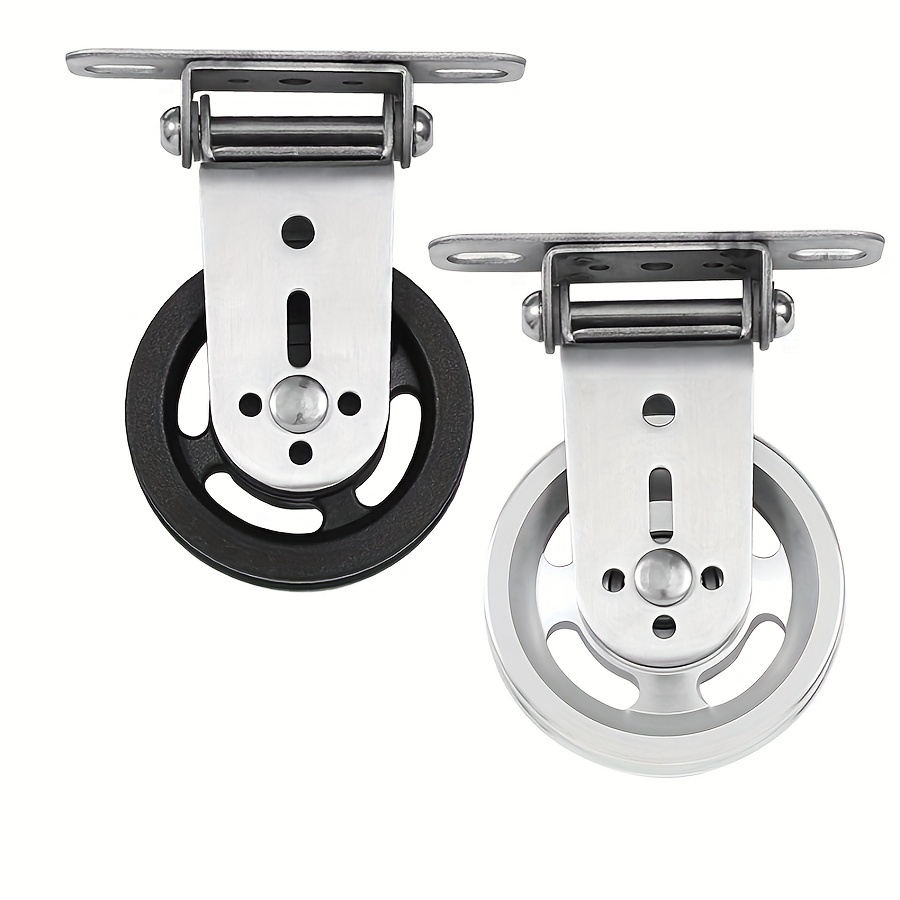Nylon pulley with steel-wire setup
