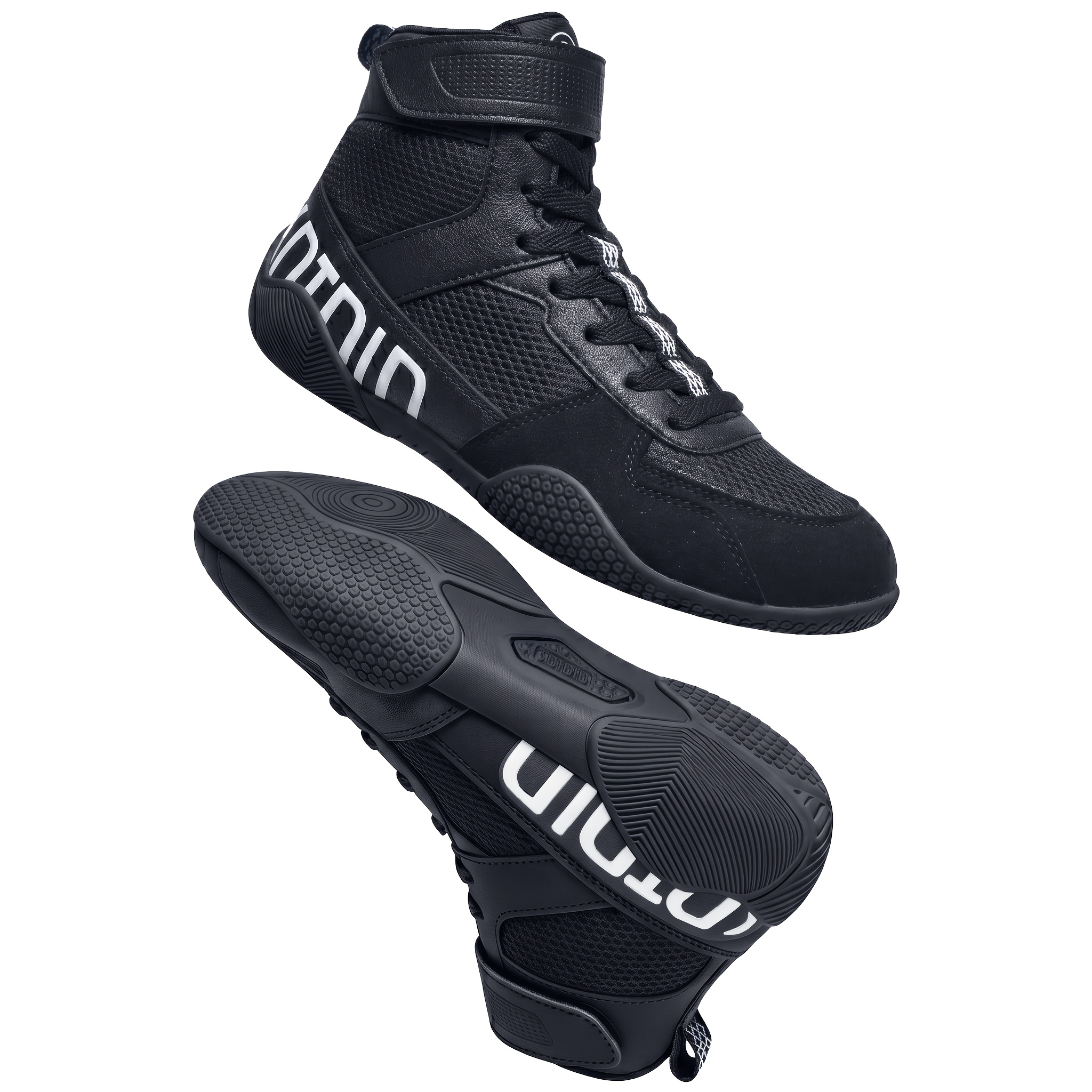 Youth wrestling and boxing shoes