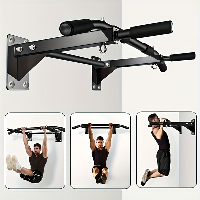 Wall crossbar for home pull-ups