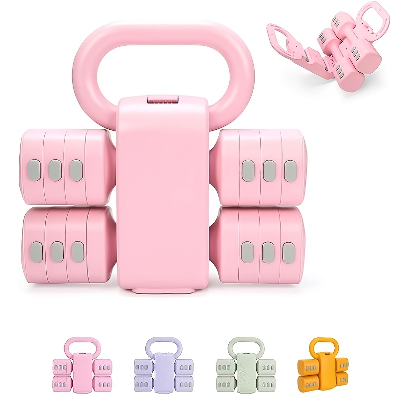 Two-in-one adjustable dumbbell and kettlebell