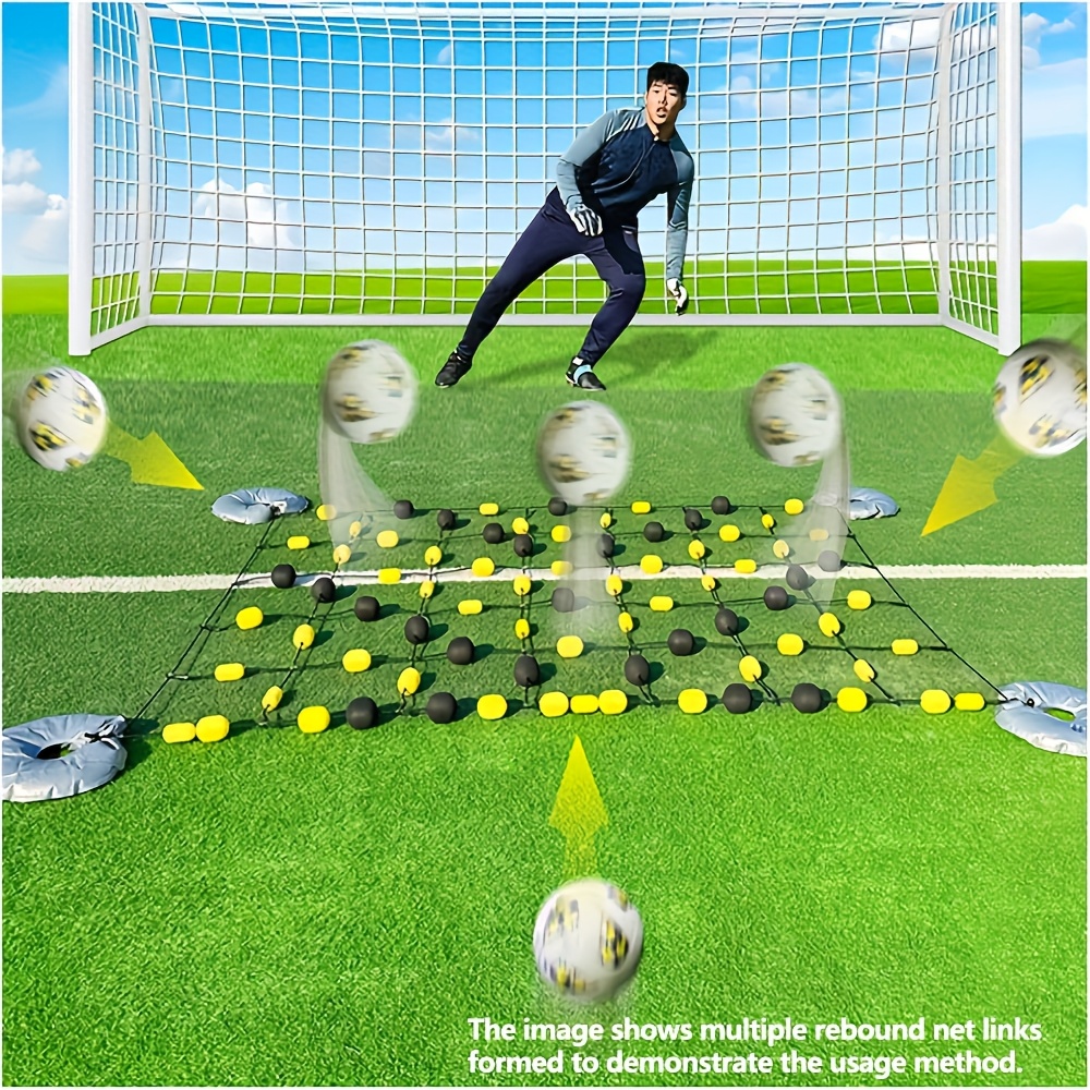 Ground rebound panel for goalkeeper reaction drills