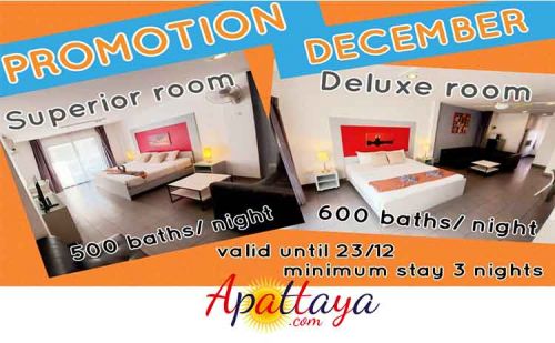 Promotion rooms Garden Guest House Soi Buakhao Pattaya Thailand